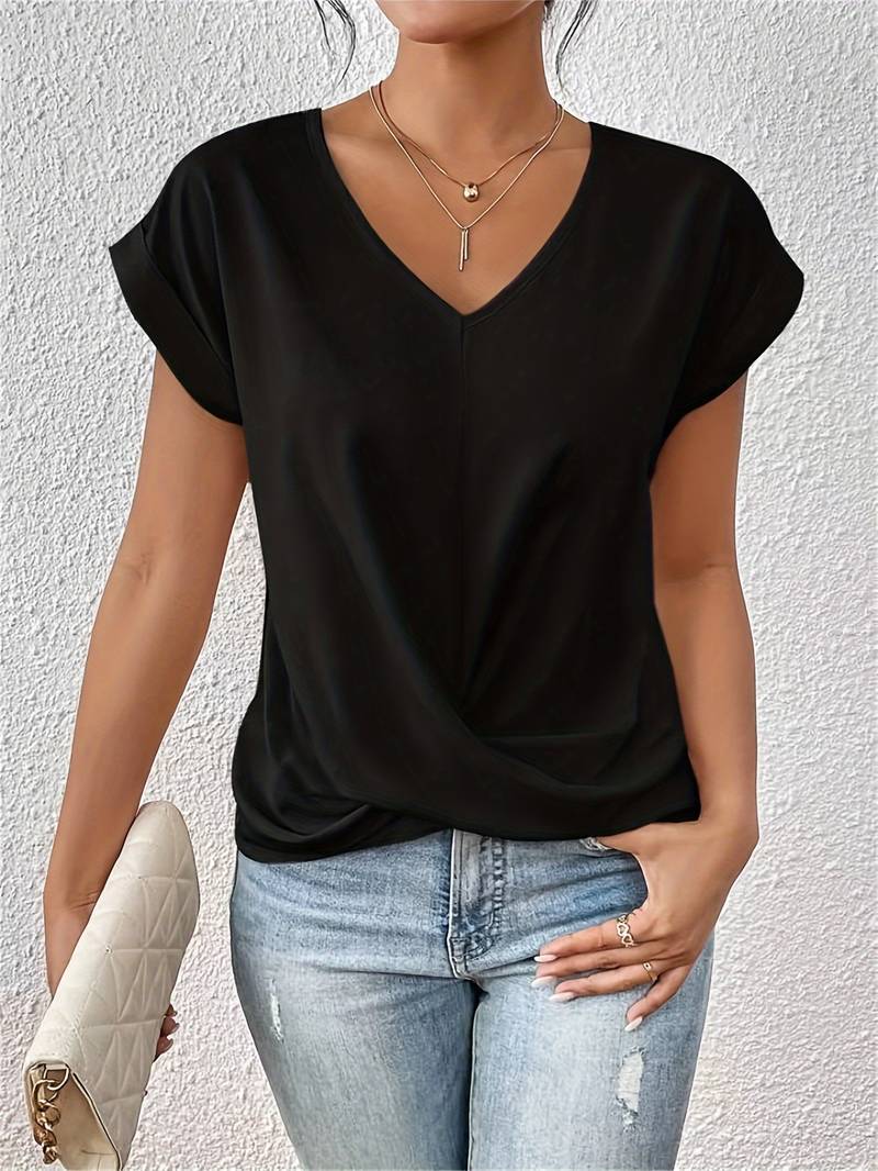 Jocelyne | T-shirt décontracté à manches courtes