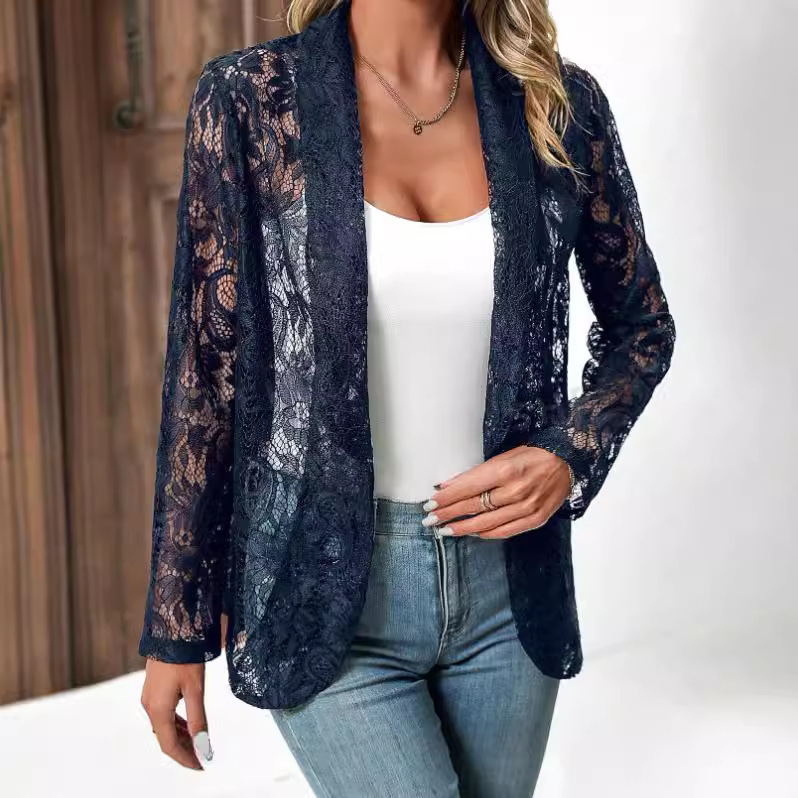 Joanna | Eleganter Blazer mit Spitze
