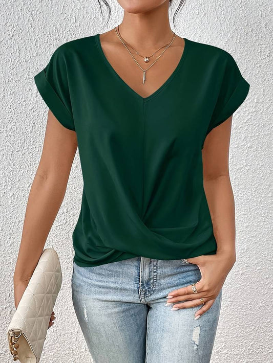 Jocelyne | T-shirt décontracté à manches courtes 